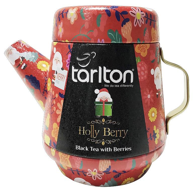 TARLTON Tea Pot Holly Berry Black Tea plech 100g