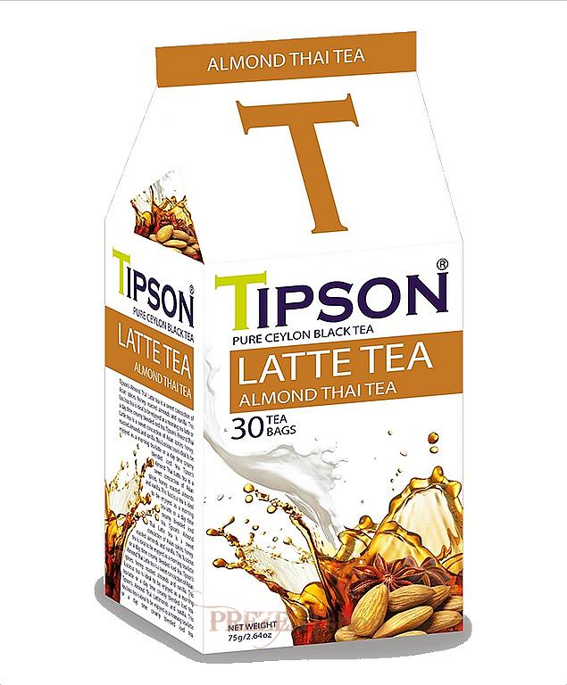 TIPSON Latte Tea Almond Thai Tea 30x2,5g