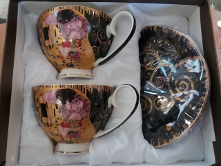Set čajových śálok Gustav Klimt