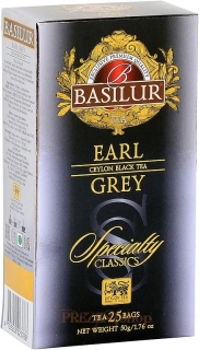 BASILUR Specialty Earl Grey porcovaný 25x2g