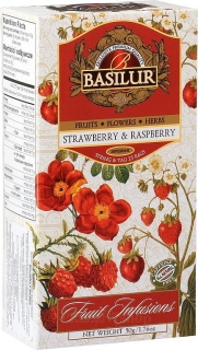 BASILUR Fruit Strawberry & Raspberry porc. 25x2g