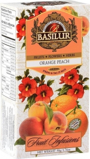 BASILUR Fruit Orange Peach porc. 25x2g