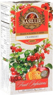BASILUR Fruit Cranberry porc. 25x2g