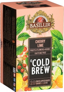 BASILUR Cold Brew Cherry Lime porcovaný 20x2g